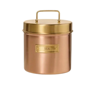 Luxury Hammered Copper Canister Set With Airtight Lids Handcrafted Metal <b>Kitchen</b> <b>Storage</b> Jars For Coffee Tea Sugar & Spices - Product Image 2