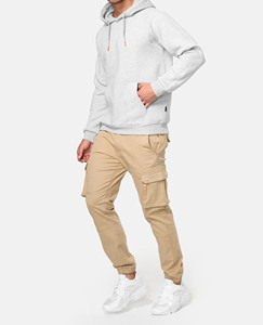 Top Trending Men's Puff Printed 100% Cotton Fleece Hip Hop Hoodies for Casual Winter Wear Solid Pattern New Online Selling - Product Image 1