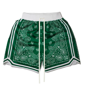 Pantalones Cortos de Baloncesto de Malla al por Mayor de Fábrica, Diseño OEM, Lisos, Personalizables, de Poliéster - Product Image 5