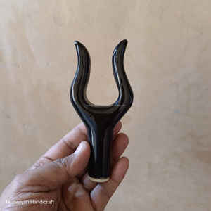 Mango de cuerno de búfalo de alta calidad palo viejo y mujer cuerno de búfalo mango de bastón con elegante mango de cuerno de búfalo Natural - Product Image 3