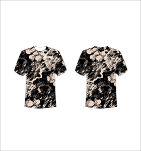 T-shirt camouflage à manches courtes pour homme, coupe classique, col rond, imprimé par sublimation, respirant, en polyester tricoté, style décontracté, vente en gros - Product Image 1