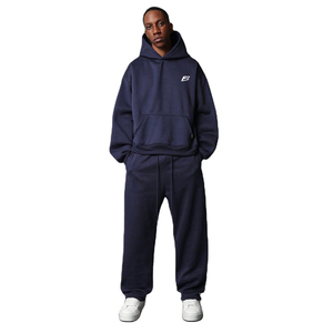 Sweat à capuche unisexe épais et ample, personnalisable avec logo, 500 GSM, 100 % coton molletonné, coupe décontractée - Product Image 1