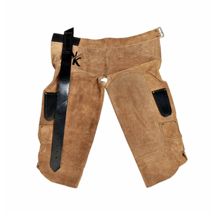 High Quality Farrier Full Apron Chap Buckle <b>Cow</b> Leather Horse Equestrian Use Luxury Customizable Comfortable Durable 100% - Product Image 1