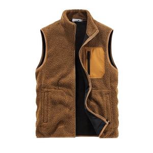 Gilet réversible en polaire polaire pour homme et femme, vêtement décontracté, chaud pour l'hiver, fermeture éclair intégrale, sans doublure, fabriqué au Pakistan - Product Image 1