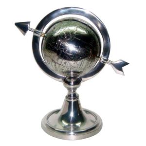 ประติมากรรมโลหะทองเหลืองสีทองคุณภาพสูงของตกแต่งลูกโลกกลวงสำหรับตกแต่งสไตล์ศิลปะคริสต์มาสขายดีที่สุด - Product Image 1