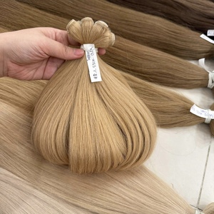 24 Inch TOP HAIR VENDOR Machine weft hair extensions all color Viet Nam Human Hair No Shed No <b>tangle</b> - Product Image 2