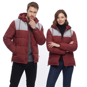Chaquetas Acolchadas de Burbujas al por Mayor, Abrigos Acolchados Casuales de Invierno, Chaqueta Acolchada con Capucha y Cremallera Personalizada Unisex para Hombre y Mujer - Product Image 5