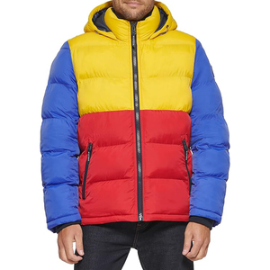 Chaqueta de Invierno Estilo Urbano para Hombre, con Capucha y Cierre Frontal, de Lana y Nailon, con Técnica de Lavado, Servicio OEM Disponible, Impermeable - Product Image 4
