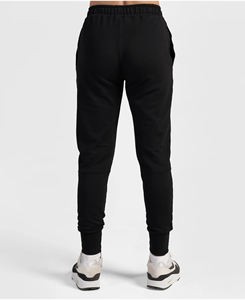 Pantalones Jogger Unisex Personalizados de Corte Regular, Cintura Alta, Dobladillo Dividido, Color Sólido, para Otoño, Mezcla de Algodón, Pantalones Deportivos con Cierre de Cordón - Product Image 2