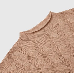Pull en tricot élégant pour femmes - Col en V, doux et chaud pour l'hiver - Pull-over uni et élégant pour femme, tricot d'automne respirant - Product Image 6