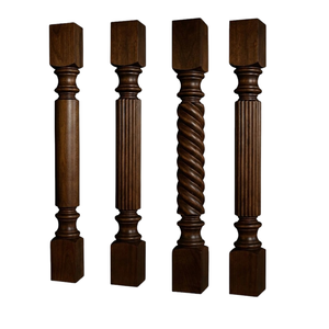 Modern Farmhouse Rubber <b>Wood</b> <b>Table</b> Legs <b>Solid</b> Wooden Furniture Supports for <b>Dining</b> and Console <b>Tables</b> <b>Solid</b> <b>Wood</b> <b>Table</b> Legs - Product Image 2