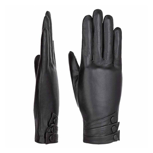 OEM ODM New Arrivals Men's Thermal <b>Touch</b> <b>Screen</b> Outdoor Winter Pure Leather Plain Style Breathable Dress <b>Gloves</b> - Product Image 6
