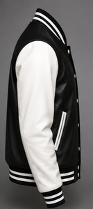 เสื้อแจ็คเก็ตวาร์ซิตี้คุณภาพสูงสำหรับผู้ชายพร้อมปกตั้ง - Product Image 3