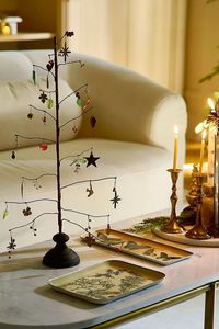 Modern Metal Star Centerpiece with Stone Base for Christmas <b>Table</b> Decor - Product Image 6