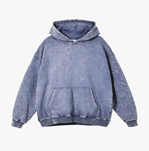 Sweat à capuche décontracté pour femme 100 % coton, col rond, effet délavé, qualité supérieure, respirant, personnalisable avec logo - Product Image 2