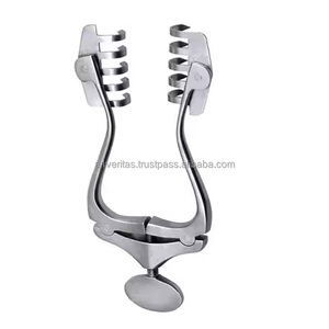 Retractor manual A-1 VERITAS Weitlaner-Wullstein con puntas afiladas y tupidas, retractor quirúrgico con certificación CE, 10 cm |   Kit de suturas Kitmedic - Product Image 1
