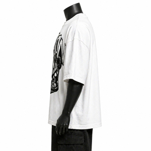 T-shirt oversize épais en coton de qualité supérieure, coupe ample, streetwear décontracté, durable, élégant, pour tous les jours - Product Image 4