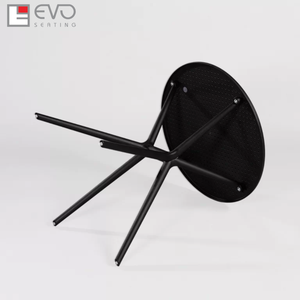 Mesa Redonda de Plástico Resistente con Diseño Fácil de Limpiar para Sala de Estar, Patio y Balcón - Product Image 2