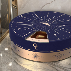 Hộp giấy cứng cao cấp đóng từ tính, in logo/in UV, dùng làm bao bì quà tặng mỹ phẩm, nước hoa, chăm sóc da, sô cô la - Product Image 1