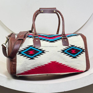 กระเป๋าเดินทางทรงดัฟเฟิลหนังแท้สำหรับผู้หญิงสไตล์กีฬาสุดสัปดาห์เครื่องมือช่างสำหรับสัปดาห์ค้างคืนออกแบบได้ตามต้องการจากโรงงาน2025 - Product Image 5