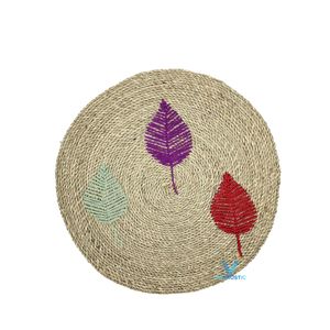 New Design Cute Animal Face <b>Rug</b> Handmade Seagrass Water Hyacinth Woven Baby Nursery Kids Bedroom Floor Decoration - Product Image 6