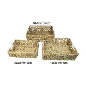 Juego de Cestas Rectangulares Plegables de Jacinto de Agua Ecológicas, Hechas a Mano, Estilo Moderno y Lujoso, Gran Oferta - Product Image 3