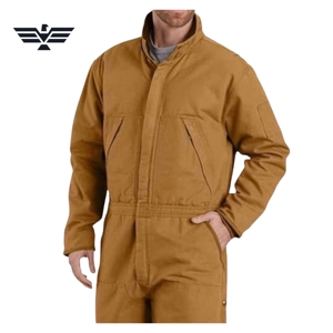 Custom Insulated <b>Waterproof</b> Hi Visibility <b>Work</b> Coverall Unisex Heavy Duty Nylon Winter Industrial Utility Boiler Suit - Product Image 6