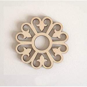 Durable MDF Laser Engraved Coasters with Refined Surface Mats & Pads for Home Decor and <b>Table</b> <b>Protection</b> - Product Image 3