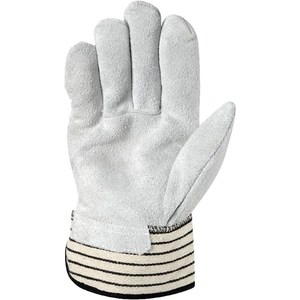 Gants de sécurité antistatiques en cuir de vachette pleine fleur de qualité supérieure, résistants à la chaleur et anti-perforation, pour la construction et le travail en hauteur (type Rigger canadien) - Product Image 1
