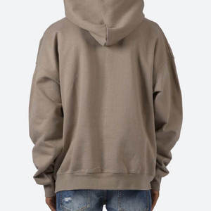 Fabricants de sweats à capuche haut de gamme en gros, sweats à capuche lourds 500 g/m², 100 % coton French Terry, sweat à capuche noir surdimensionné - Product Image 5