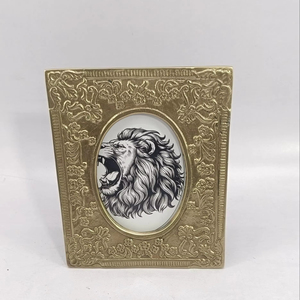 Square Shape Metal Brass antique Finished Photo <b>Frame</b> <b>Wall</b> Decorative New <b>Design</b> Photo <b>Frame</b> for Home Bed Room Decor - Product Image 2