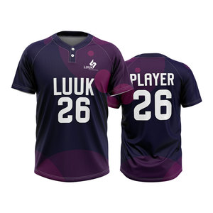 Camiseta de Béisbol Personalizable 100% Poliéster Ecológica, Absorbente de Humedad, Antibacteriana, de Manga Corta, Transpirable y de Secado Rápido - Product Image 6
