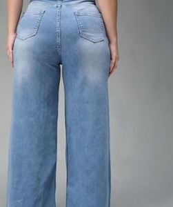 Knee-Length Ladies Denim <b>Boot</b> Cut Jeans Eco-Friendly Regular Fit - Product Image 6