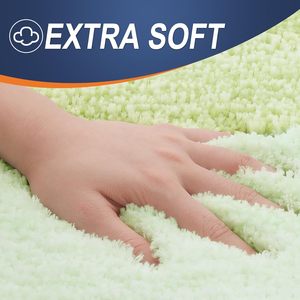 Hot Selling 17"x24" Microfiber Bath <b>Mat</b> Super Absorbent Non-Slip Floor Thick Plush Shaggy Tufted <b>Bathroom</b> Rug Washable Hotel - Product Image 2