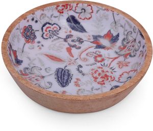 DESIGNS Ensaladera de madera extra grande con capacidad |   Tazón para servir ensalada apto para alimentos |   Acabado Natural - Product Image 1