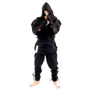 Vente directe Fabricant OEM Prix d'usine Combinaisons Ninja Vente en gros Prix bas Vêtements de sport traditionnels d'arts martiaux Uniforme Ninja - Product Image 6