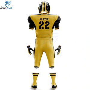 Custom American Football Sports Uniform Sublimated Short Sleeve Jersey Pants Set for Professional Teams - Product Image 2