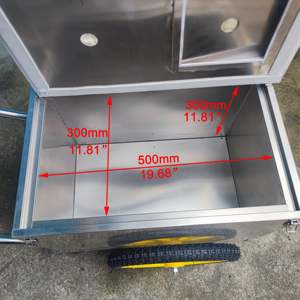Chariot isotherme Kolice KO-T1 45L pour la distribution mobile de boissons et de glaces - Product Image 2