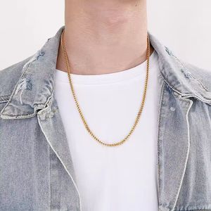Collar de Cadena Cubana con Forma de Diamante de Lujo para Hombre, Chapado en Oro, Joyería de Moda Hip Hop - Product Image 3