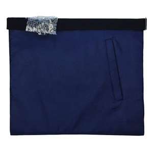 Delantal Masónico Bordado a Mano de Calidad Premium, Delantal de Maestro Masón de Logia Azul, Delantales Masónicos Blancos y Azules con el Mejor OEM 2026 - Product Image 3