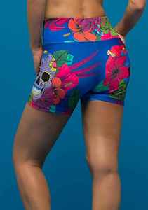 Tissu en microfibre doux et agréable pour la peau, coutures durables, vêtements de sport professionnels, sublimation, short décontracté pour femmes - Product Image 5