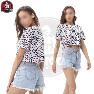 For Wholesale Rate Women Summer Wear <b>Crop</b> <b>Tops</b> Floral Print Graphic Soft Touch Material New Arrival OEM Service <b>Crop</b> <b>Top</b> Shirts - Product Image 6