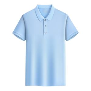 Camisas Polo Casuales Elegantes para Hombre, Logotipo Personalizado, Manga Corta, Transpirables, de Algodón Tejido, Ropa de Golf - Product Image 3