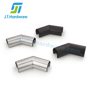 Cap <strong>Rail</strong> Corner 135 Degree Roll Formed Hand Railings Stainless <strong>Steel</strong> Durable Horizontal Corner Glass Cap <strong>Rail</strong> for 12mm &amp; 16mm - Product Image 2