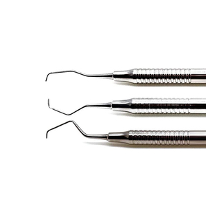 Curette Gracey manuelle professionnelle 7EA en acier inoxydable multicolore, instruments dentaires parodontaux de haute qualité standard - Product Image 4