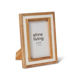 Magnifique cadre photo en bois fait main avec finition naturelle, cadre rustique pour portraits de famille, photos de mariage, souvenirs - Product Image 3
