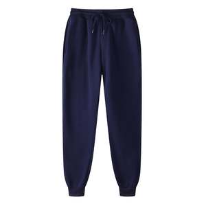 Pantalon de jogging doux au toucher en polaire premium pour homme, coupe moderne, taille élastique, décontracté - Product Image 4