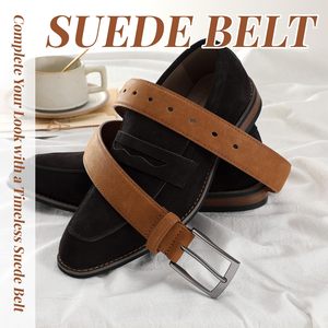 Ceinture décontractée pour homme avec boucle en alliage réglable et motif tendance en PU et plastique, directement du fabricant - Product Image 6