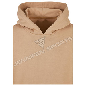 Vente en gros usine – Nouveaux sweats à capuche décontractés pour hommes, 100 % coton respirant, brodés, coupe ample, séchage rapide - Product Image 2