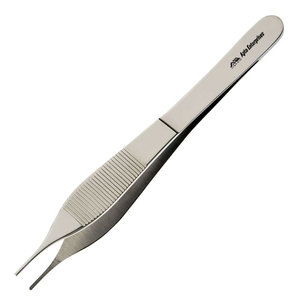 Pinza de tejido Adson Stille, instrumento médico de precisión para manipulación delicada de tejidos, 4.75 pulgadas, acero inoxidable - Product Image 6